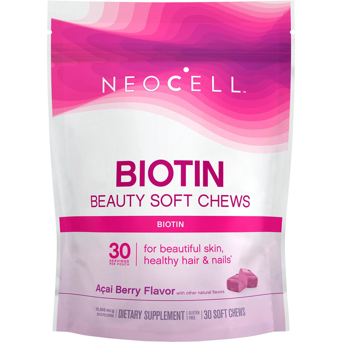 Biotin Beauty Soft Chews - Acai Berry