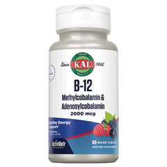 B-12 Methylcobalamin & Adenosylcobalamin - Mixed Berry