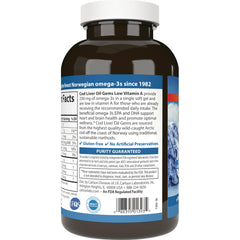 Wild Norwegian Cod Liver Oil Gems - Lemon