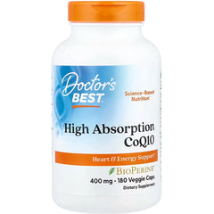 High Absorption CoQ10 with BioPerine 400mg Veggie Caps