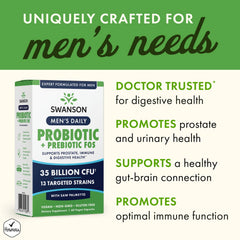Men's Daily Probiotic + Prebiotic FOS