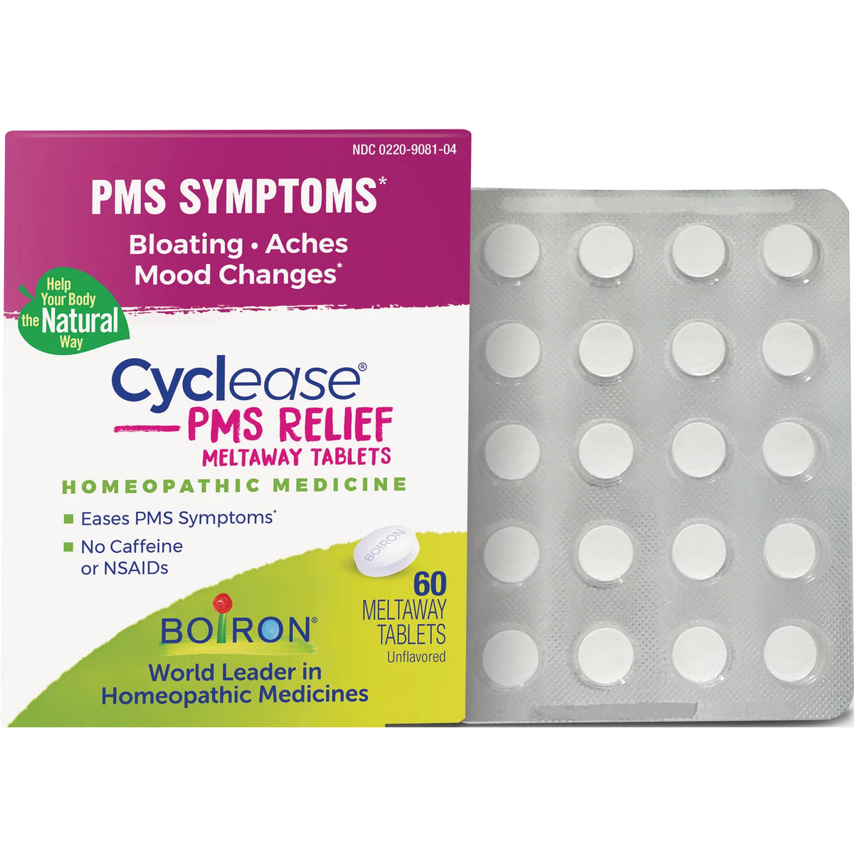 Cyclease PMS Relief Meltaway Tablets - Unflavored