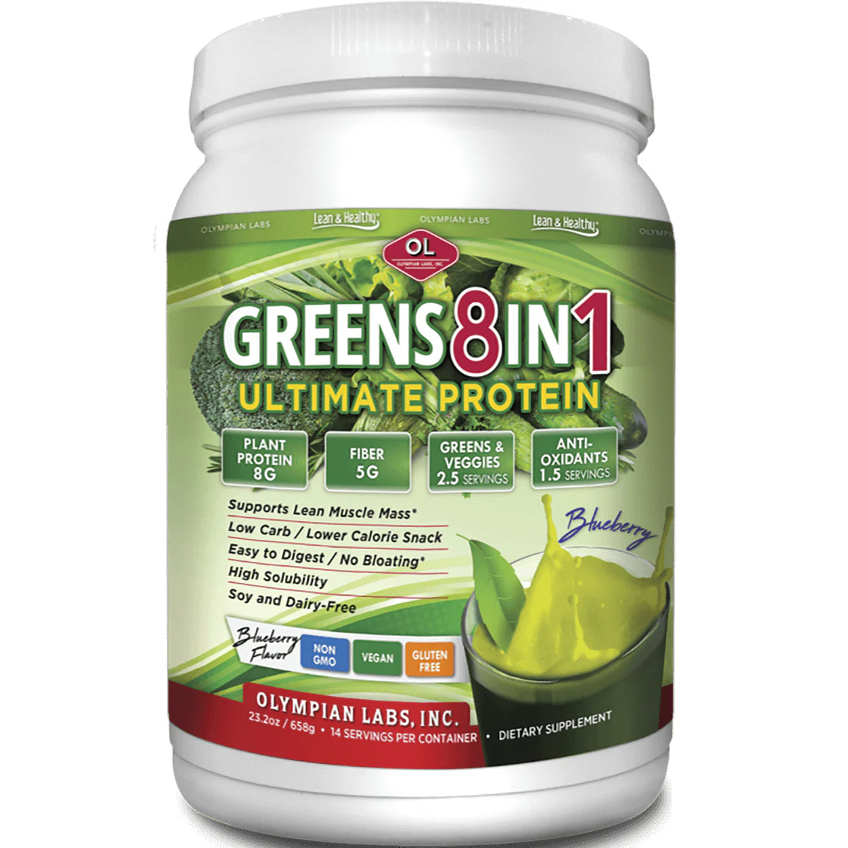 Greens 8 in 1 Ultimate Protein - Blueberry