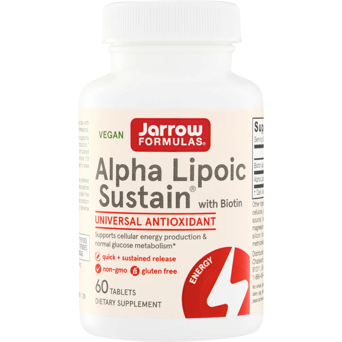 Vegan Alpha Lipoic Sustain with Biotin