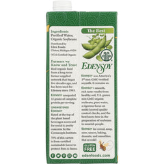 Unsweetened Edensoy Organic Soymilk