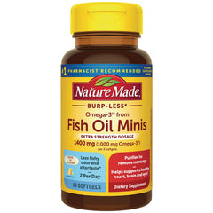 Burp-Less Omega-3 from Fish Oil Minis