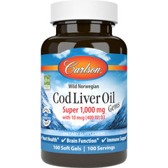Wild Norwegian Cod Liver Oil Gems