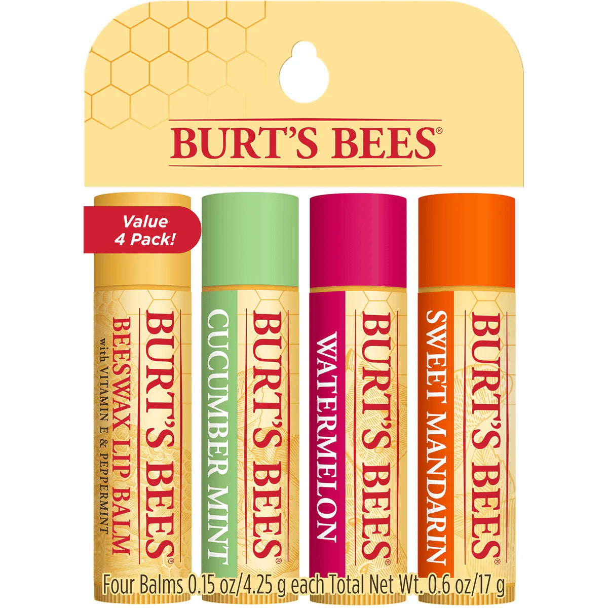 Lip Balm 4 Pack - Freshly Picked