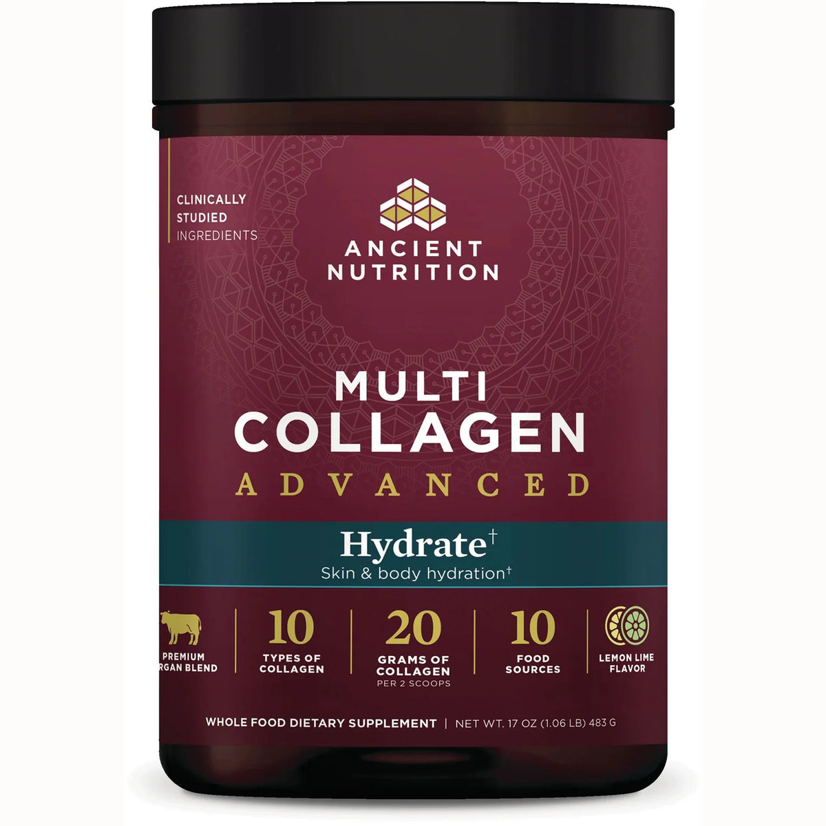 Multi Collagen Advanced Hydrate - Lemon Lime