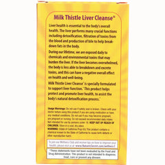 Milk Thistle Liver Cleanse