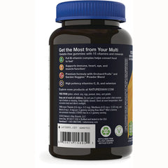 Alive! Men's Premium Gummy Multivitamin - Orange,Grape & Cherry