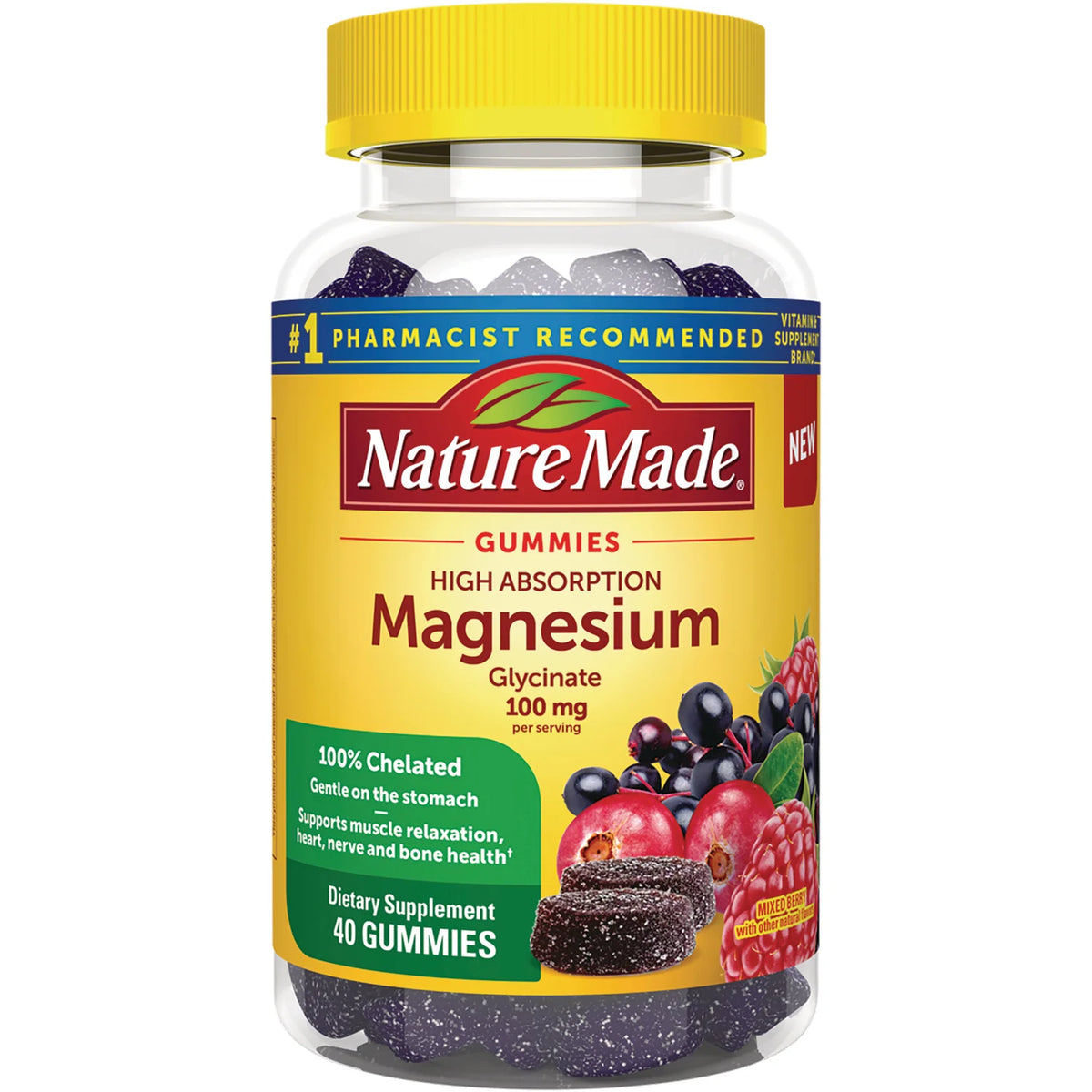Magnesium Glycinate Gummies - Mixed Berry