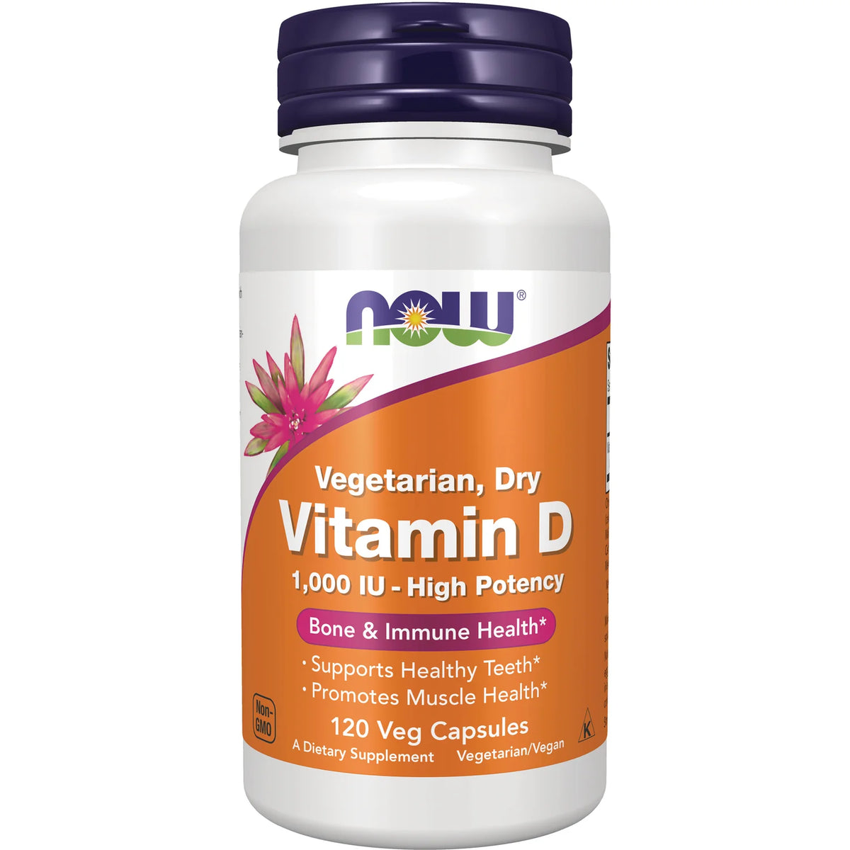 Vegetarian, Dry Vitamin D - High Potency