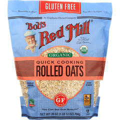 Gluten Free Organic Quick Cooking Rolled Oats