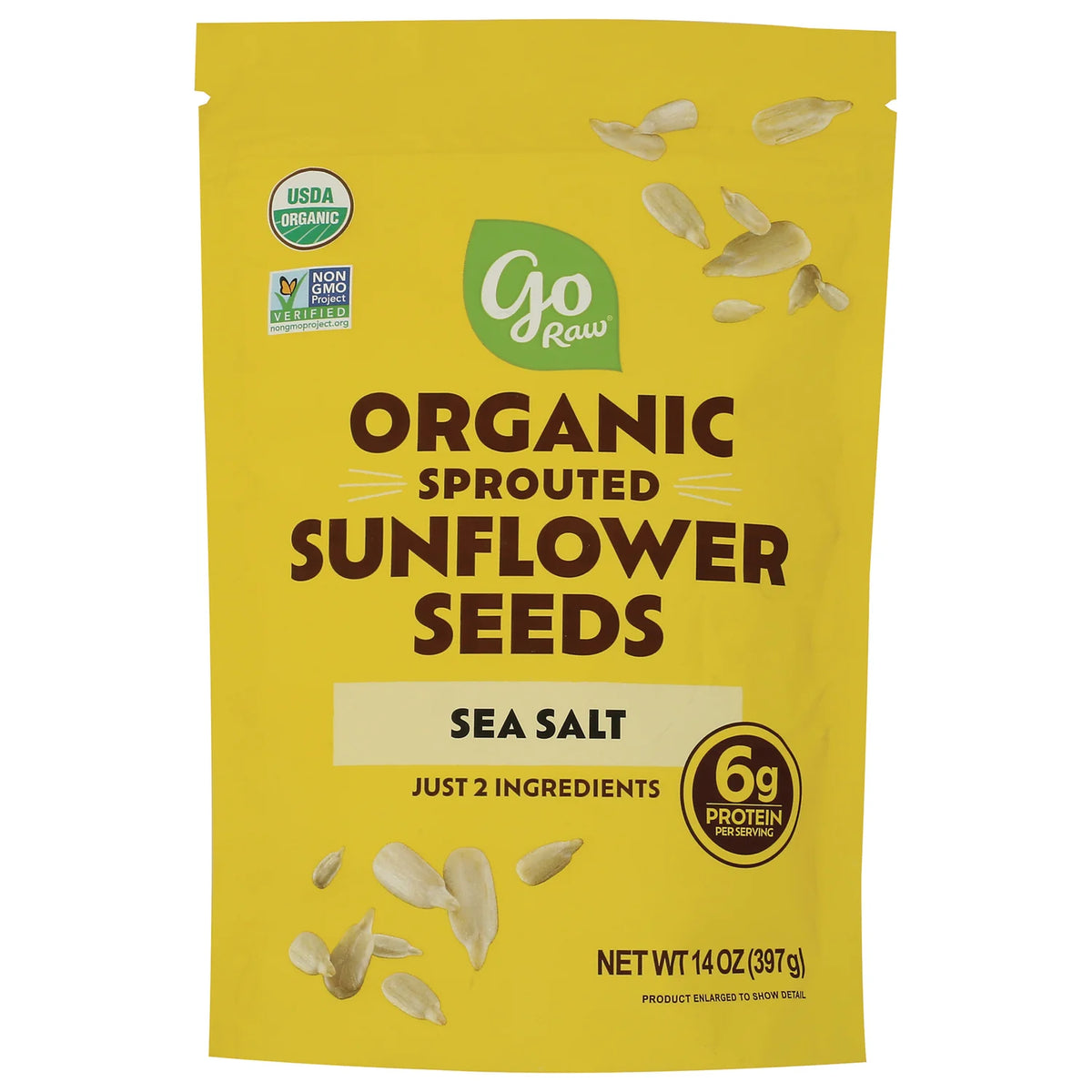 Organic Sprouted Sunflower Seeds with Sea Salt