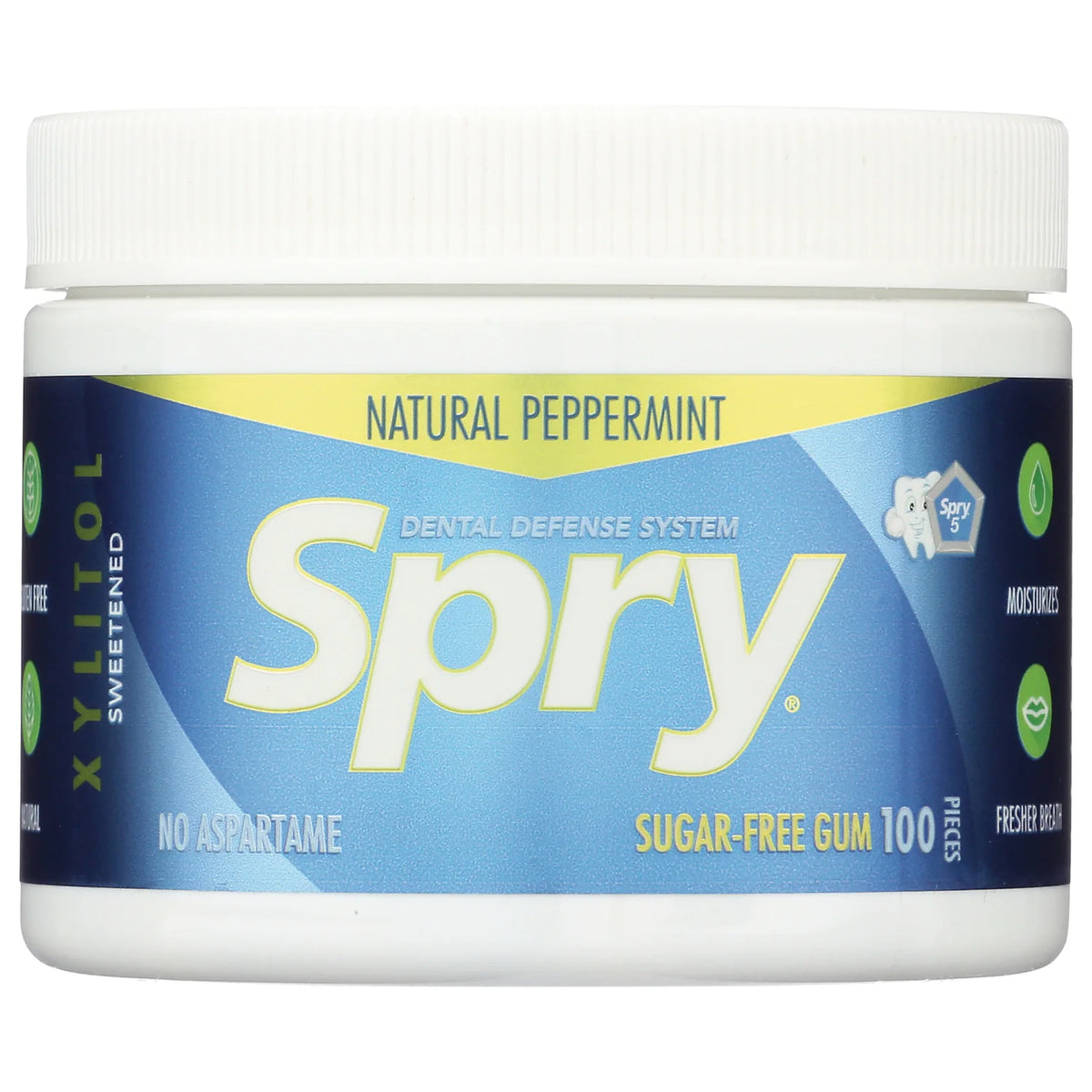 Spry Sugar-Free Gum - Natural Peppermint