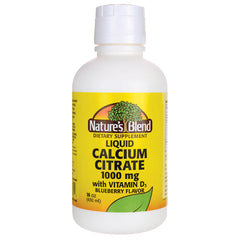 Liquid Calcium Citrate with D3 - Blueberry