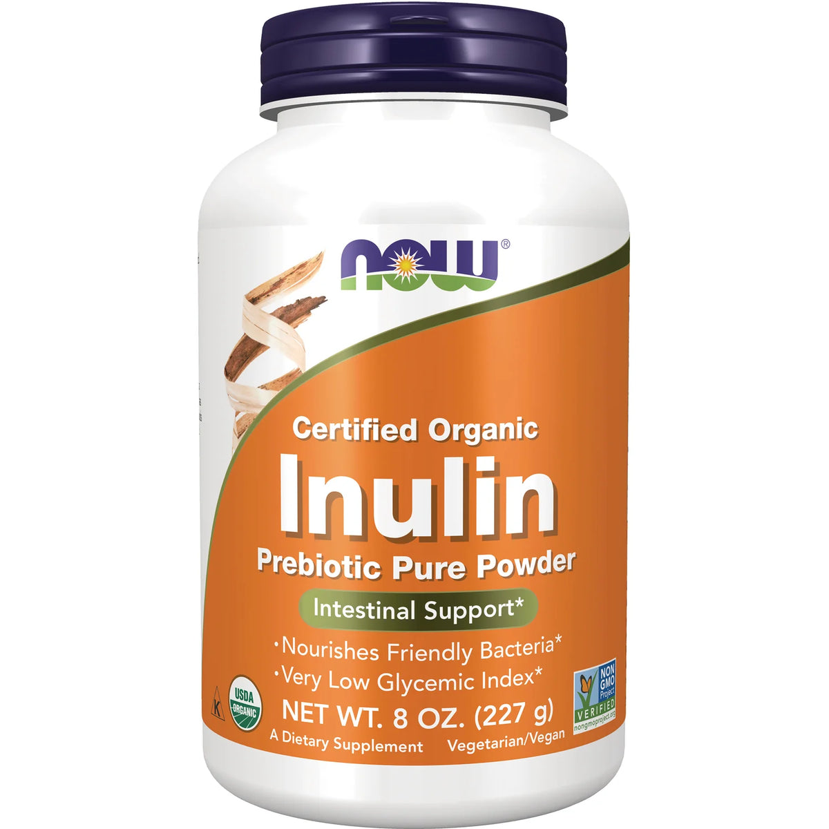 Certified Organic Inulin Prebiotic Pure Powder