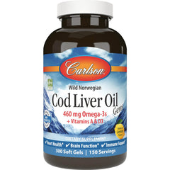 Wild Norwegian Cod Liver Oil Gems - Lemon