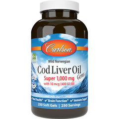 Wild Norwegian Cod Liver Oil Gems