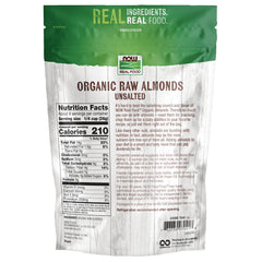 Organic Unsalted Raw Almonds