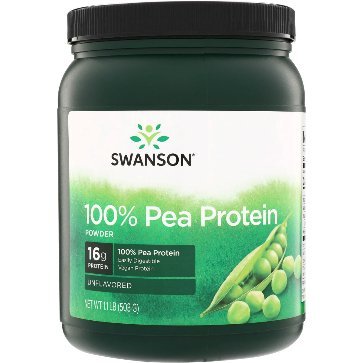 100% Pea Protein Powder - Unflavored