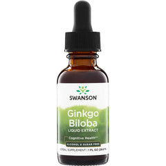 Ginkgo Biloba Liquid Extract - Alcohol & Sugar Free
