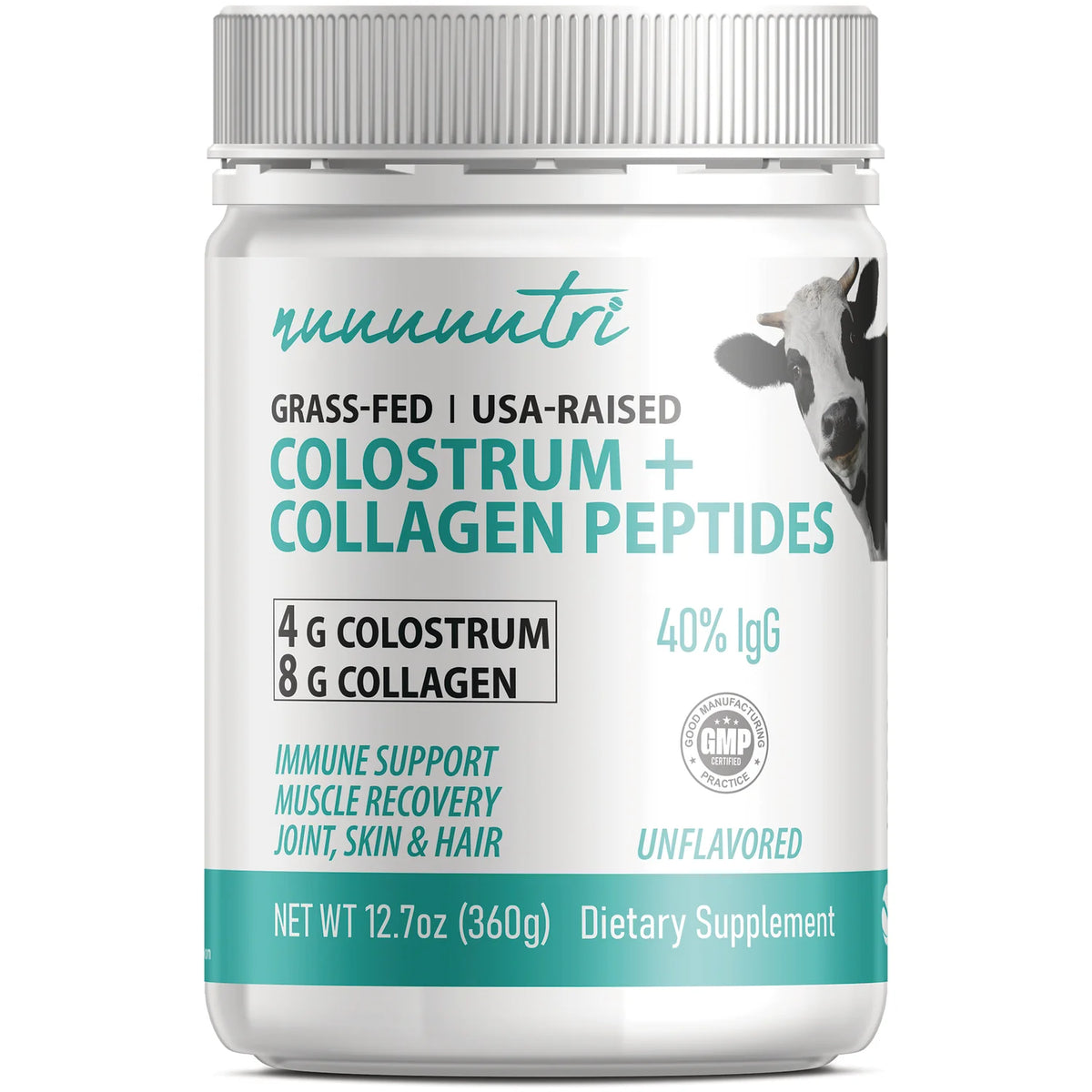 Nutri Colostrum + Collagen Peptides - Unflavored