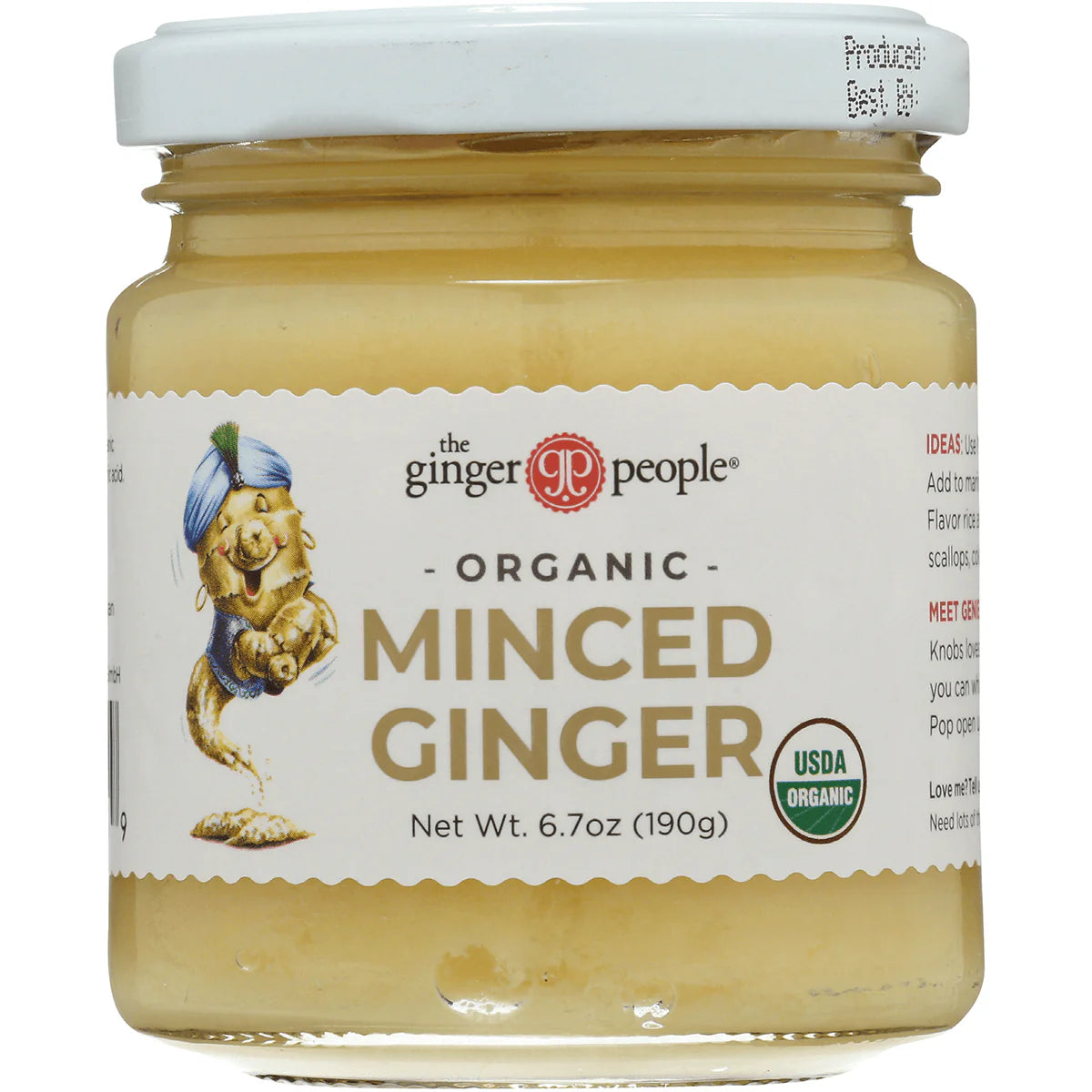 Organic Minced Ginger