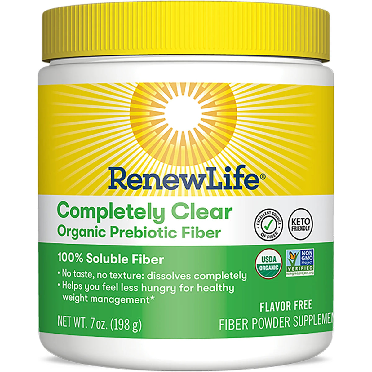 Completely Clear Organic Prebiotic Fiber