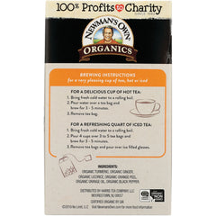 Organic Herbal Tea - Turmeric Ginger