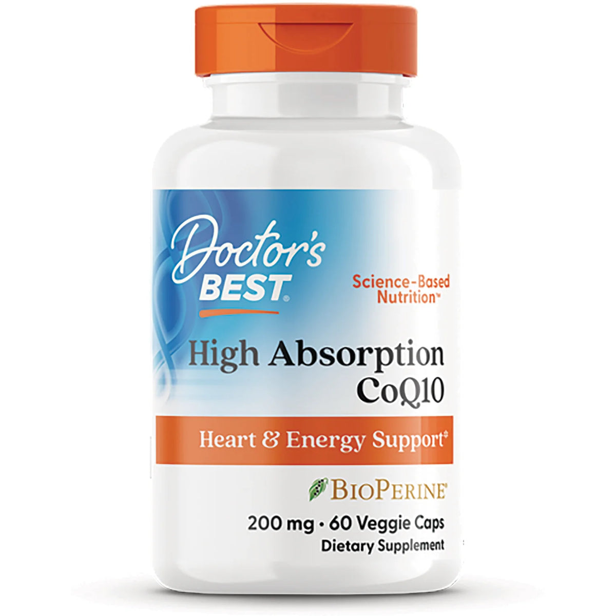 High Absorption CoQ10 with BioPerine 200mg Veggie Caps