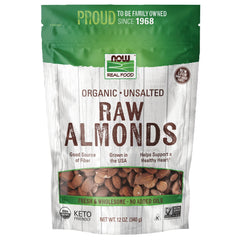 Organic Unsalted Raw Almonds