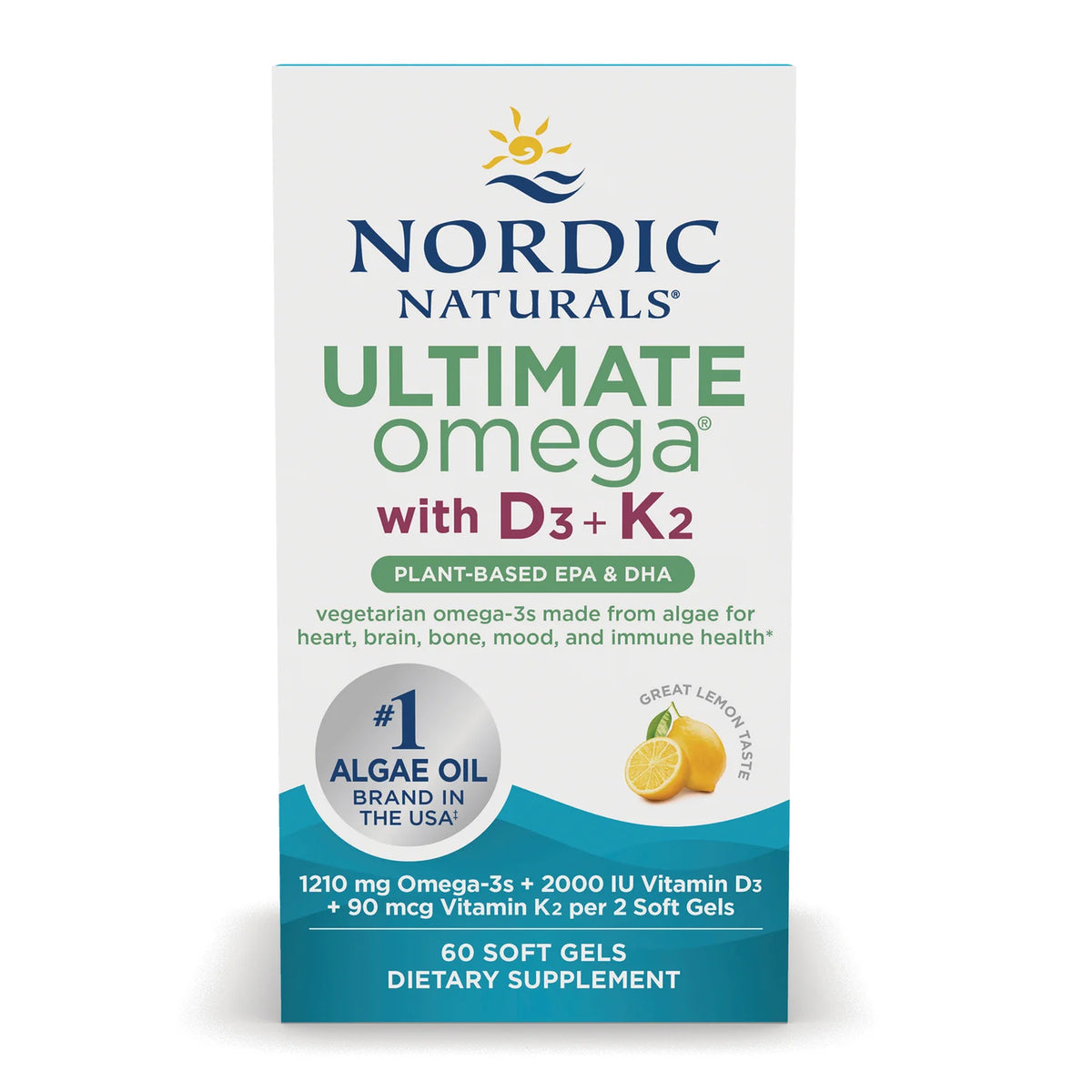 Ultimate Omega Plant-Based with D3 + K2