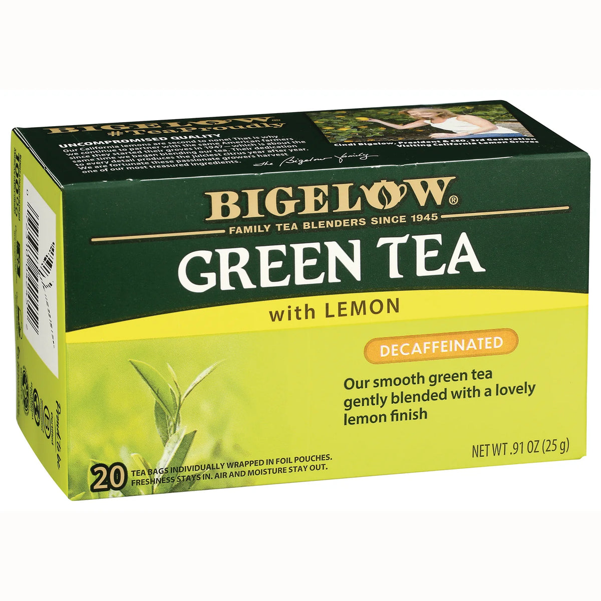 Green Tea with Lemon Decaffeinated