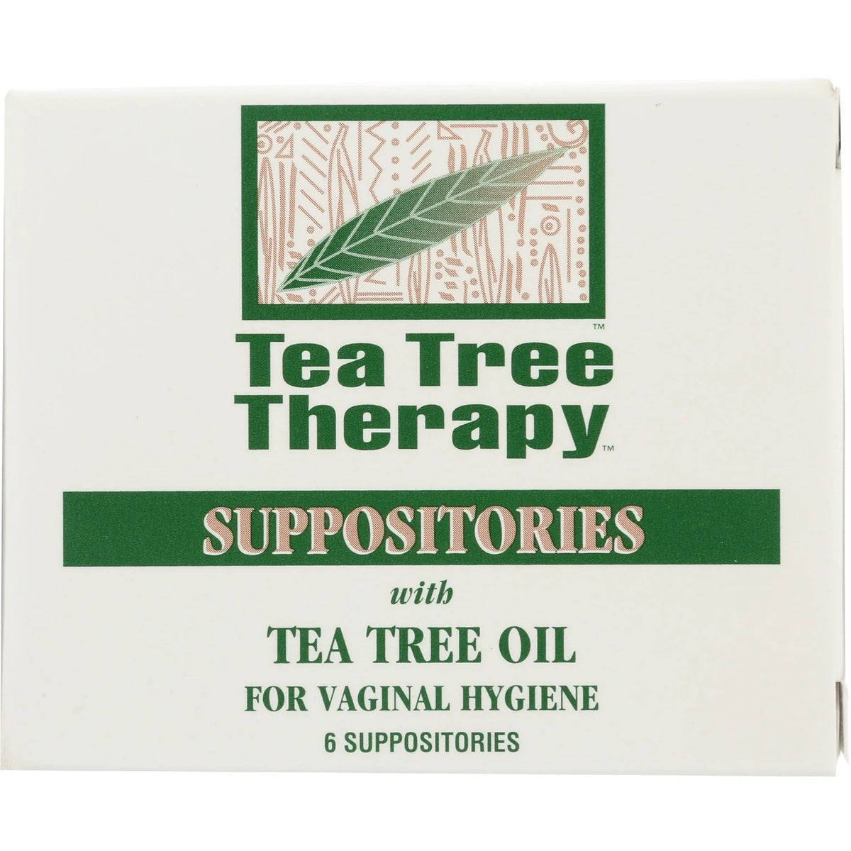 Vaginal Suppositories with Tea Tree Oil