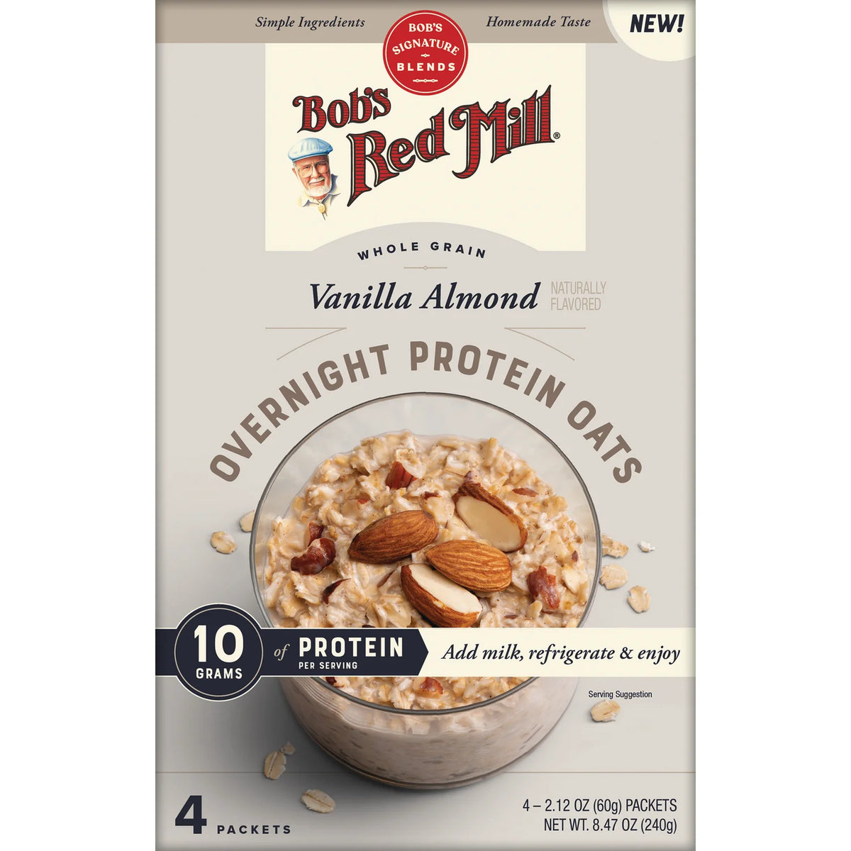 Overnight Protein Oats - Vanilla Almond