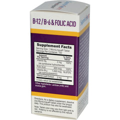 B-12 Cyanocobalamin with B-6 & Folic Acid