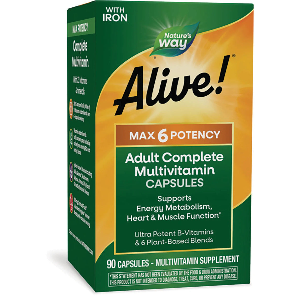 Alive! Max 6 Potency Adult Complete Multivitamin