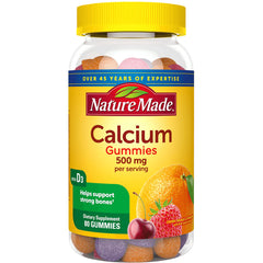 Calcium Gummies with D3 - Cherry, Orange & Strawberry