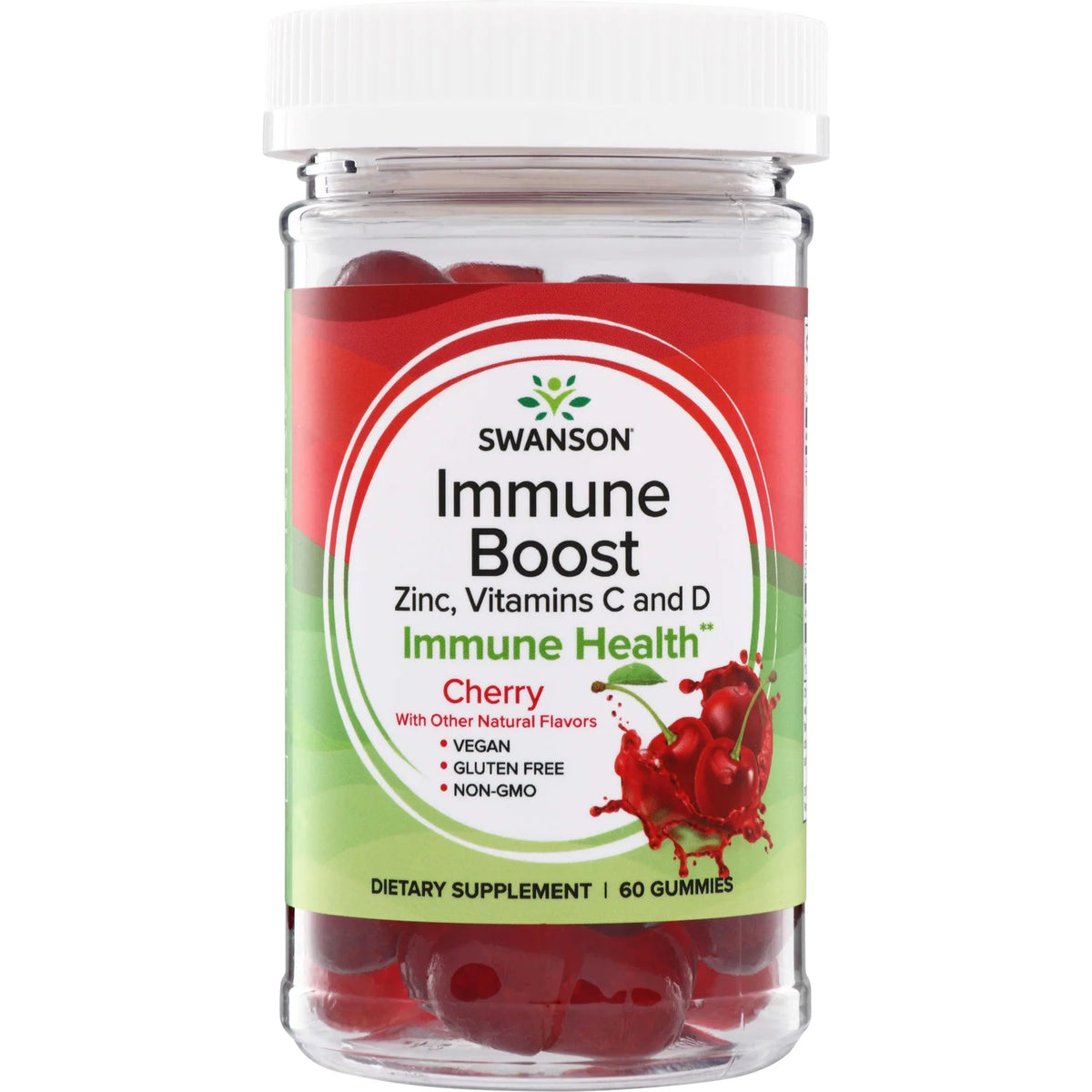 Immune Boost Gummies with Zinc, Vitamins C and D - Cherry