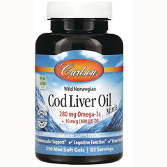 Wild Norwegian Cod Liver Oil Minis
