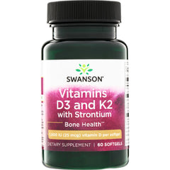 Vitamins D3 and K2 with Strontium