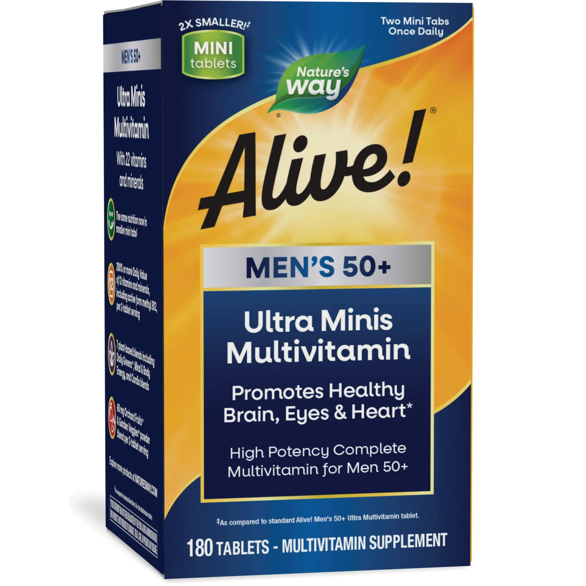 Alive! Men's 50+ Ultra Minis Multivitamin