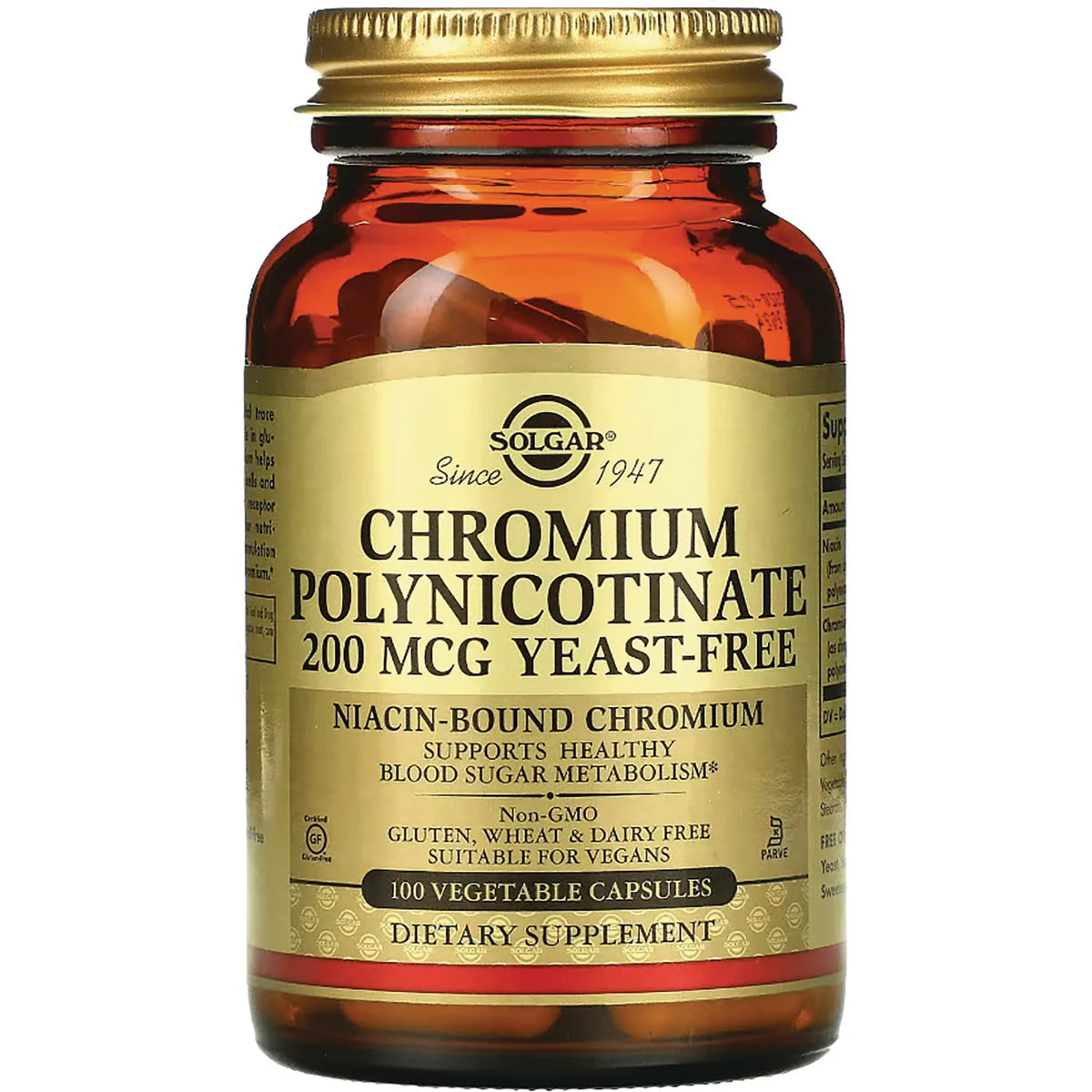 Chromium Polynicotinate Yeast Free
