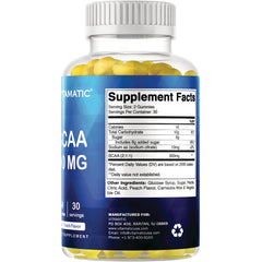 BCAA 600 MG Gummies - Peach