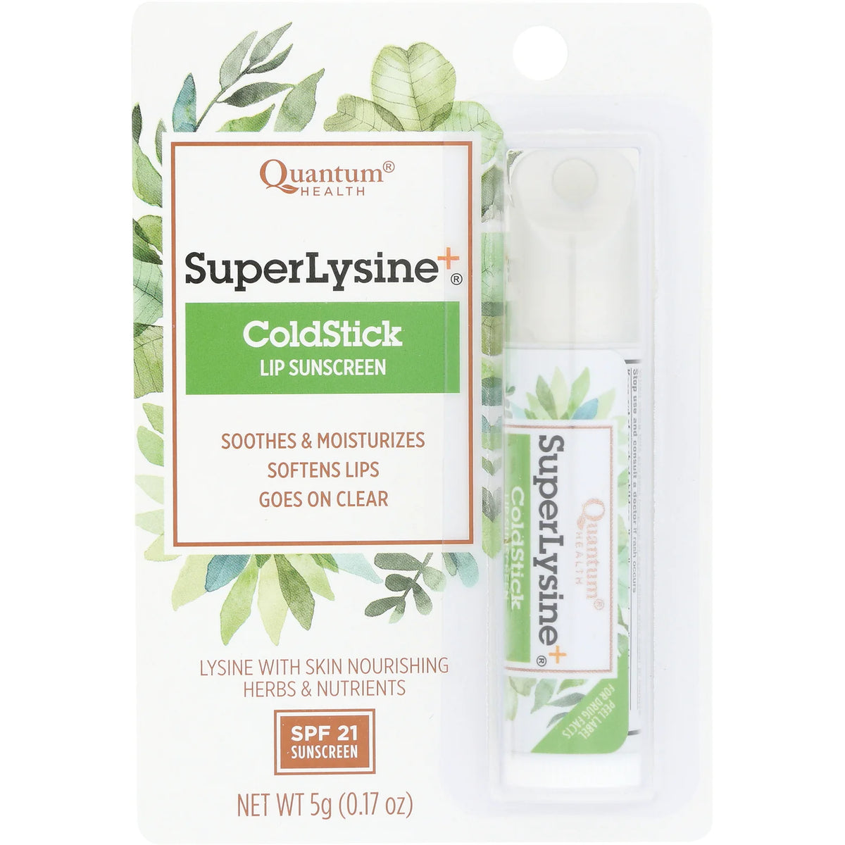 SuperLysine+ ColdStick Lip Sunscreen SPF 21