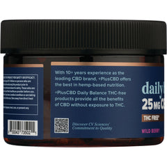 Daily Balance CBD Gummies - Wild Berry