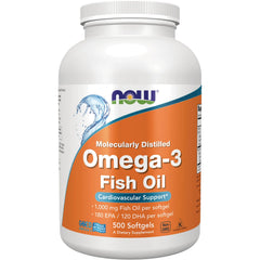 Molecularly Distilled Omega-3 Fish Oil