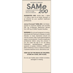 Vegan Naturally Derived SAMe 200 Regular Strength
